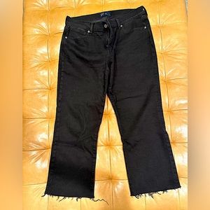 Gap authentic black “kick fit” flared jeans